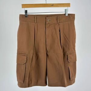 Vintage 80s Polo Ralph Lauren USA MADE Pleated Cargo Shorts Size 32